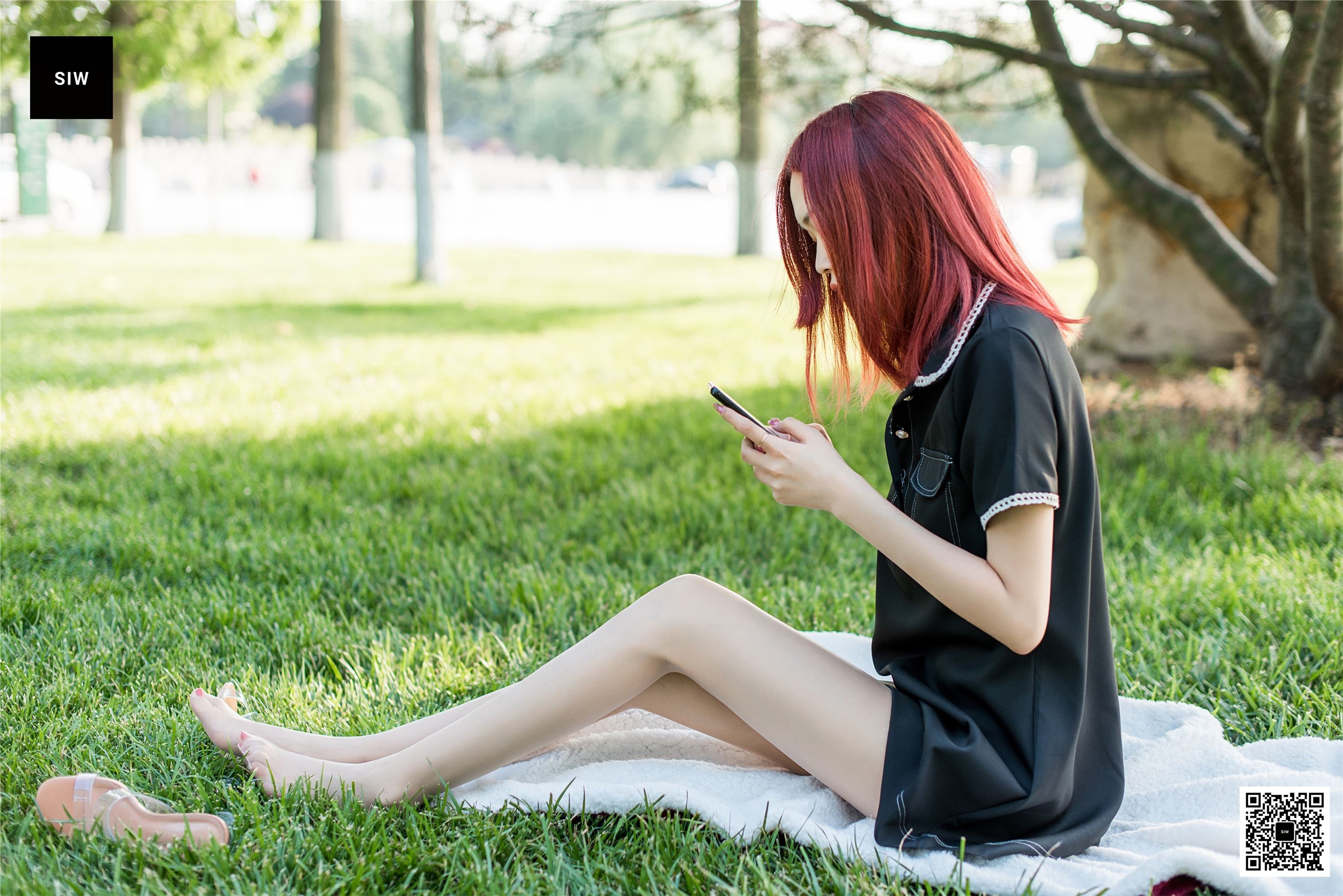 SIW斯文传媒 070 草地腿模 - 悦悦